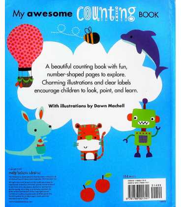 My Awesome Counting Book 123 Back Cover