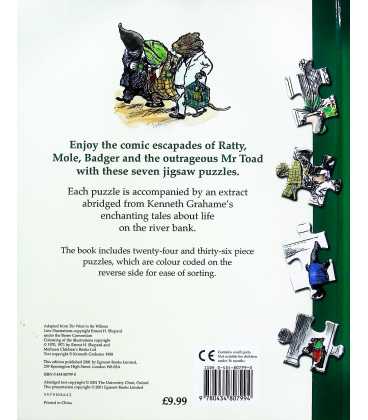 The Wind In The Willows Jigsaw Book Back Cover