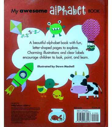 My Awesome Alphabet Book Back Cover
