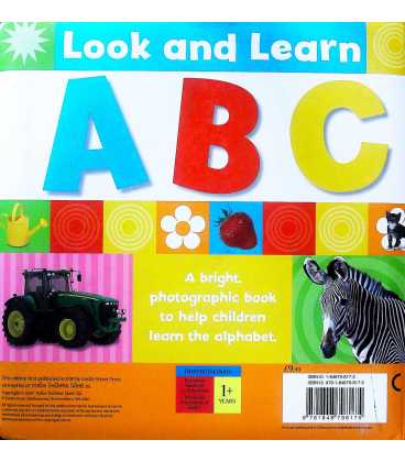 Look and Learn ABC Back Cover