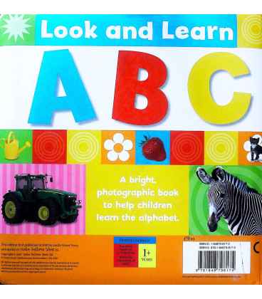 Look and Learn ABC Back Cover