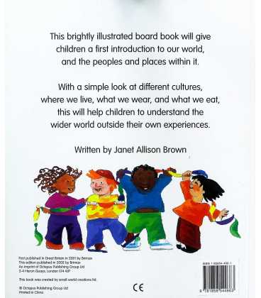 My First Book of the World Back Cover