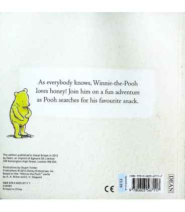 Pooh's Bees Back Cover