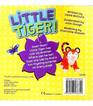 Little Tiger Back Cover