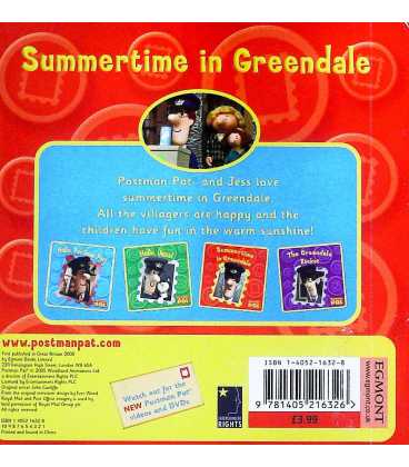 Summertime in Greendale (Postman Pat) Back Cover