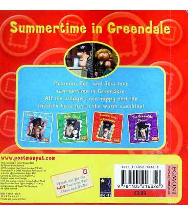 Summertime in Greendale (Postman Pat) Back Cover