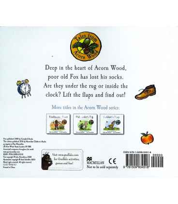 Fox's Socks Back Cover