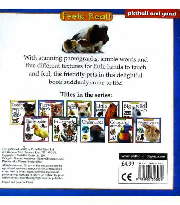 Friendly Pets Back Cover