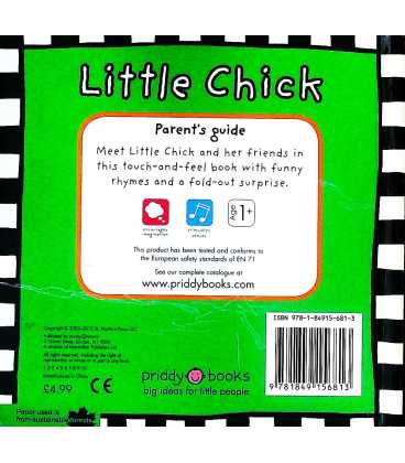 Little Chick (First Friends) Back Cover