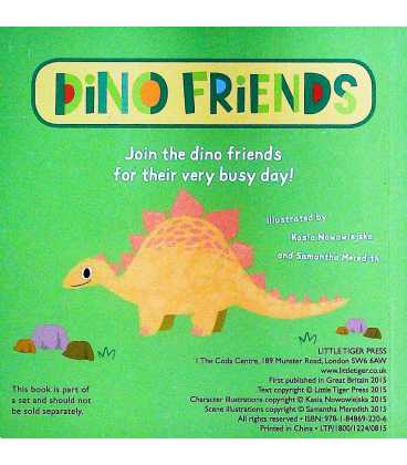Dino Friends Back Cover