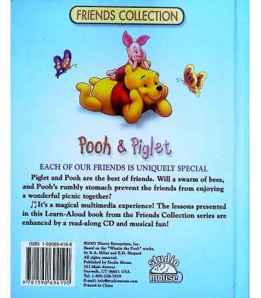 Pooh and Piglet Back Cover