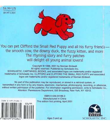 Clifford's Furry Friends Back Cover
