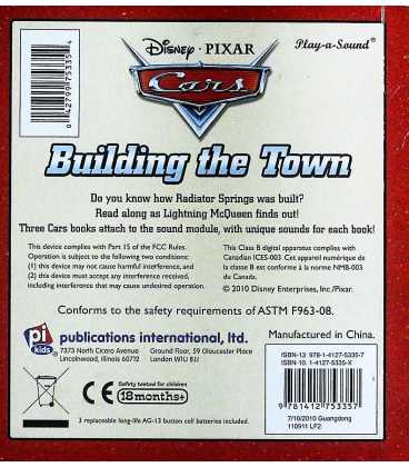 Building The Town Back Cover