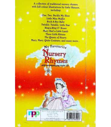 My Favourite Nursery Rhymes Back Cover