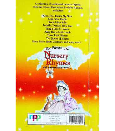 My Favourite Nursery Rhymes Back Cover