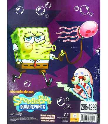 SpongeBob SquarePants Annual 2013 Back Cover