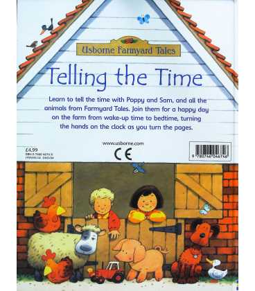 Telling the Time (Usborne Farmyard Tales) Back Cover