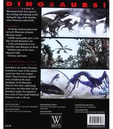 Velociraptor and other Raptors and Small Carnivores Back Cover