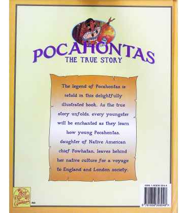 Pocahontas The True Story Back Cover