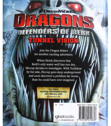 Dragons Defenders Of Berk Tunnel Vision Back Cover