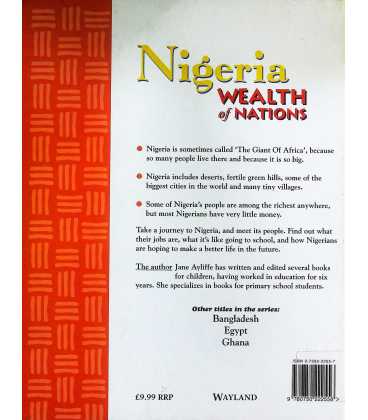 Nigeria (Wealth of Nations) Back Cover