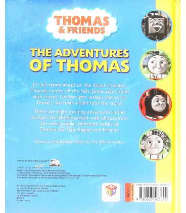 The Adventures of Thomas (Eight Fantastic Stories About Thomas and His Friends) Back Cover