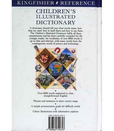 Children's Illustrated Dictionary Back Cover