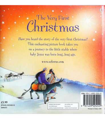 The Very First Christmas Back Cover