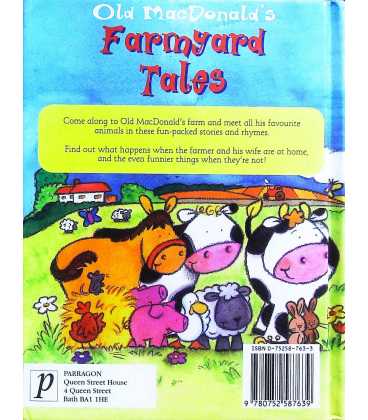 Old MacDonald's Farmyard Tales Back Cover