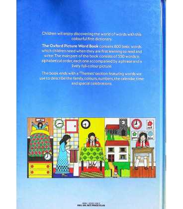 The Oxford Picture Word Book Back Cover
