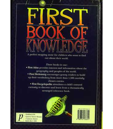 First Book Of Knowledge Back Cover