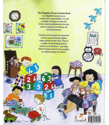 Picture Number Book Back Cover