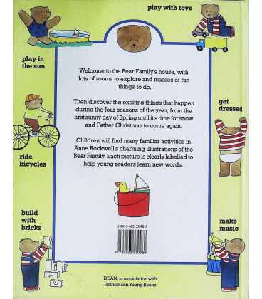 Busy Bear's Big Word Book Back Cover