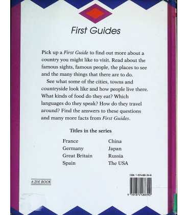 A First Guide to The USA Back Cover