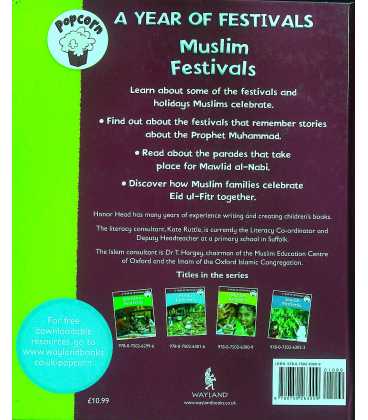 Muslim Festivals Back Cover