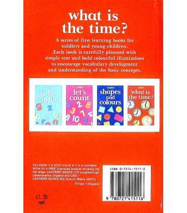What Is the Time? Back Cover