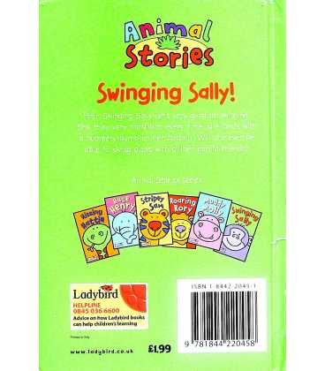 Swinging Sally (Animal Stories) Back Cover