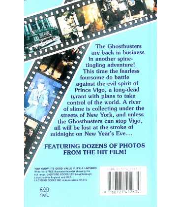 Ghostbusters II (The Book of The Film) Back Cover