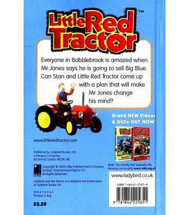 Bye-Bye Blue (Little Red Tractor) Back Cover