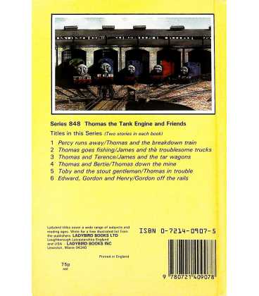 Toby and the Stout Gentleman (Thomas the Tank Engine and Friends) Back Cover