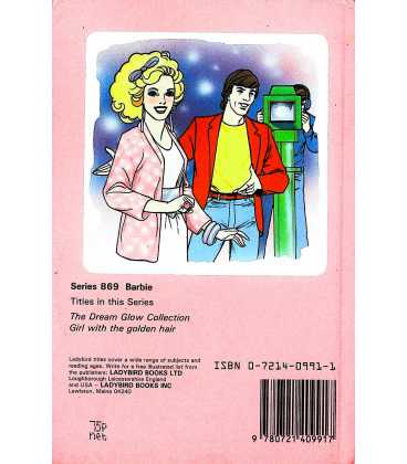 Girl With the Golden Hair (Barbie) Back Cover