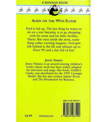 Alien on the 99th Floor (A Banana Book) Back Cover