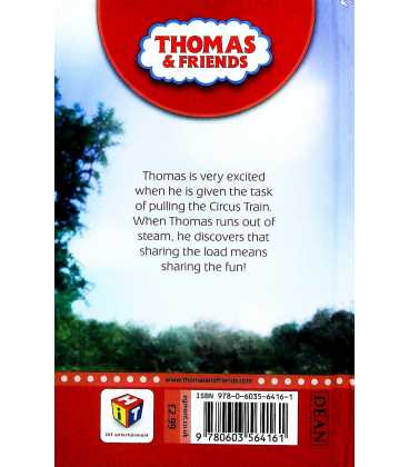 Thomas and the Circus (Thomas & Friends) Back Cover