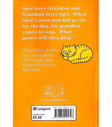 Spot and His Grandma Back Cover