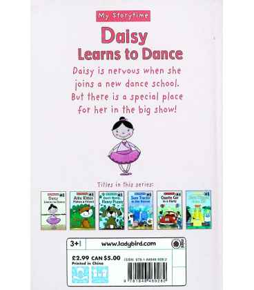 Daisy Learns to Dance (My Storytime) Back Cover