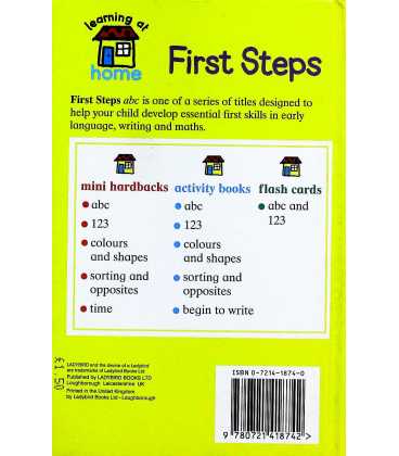 ABC (First Steps) Back Cover