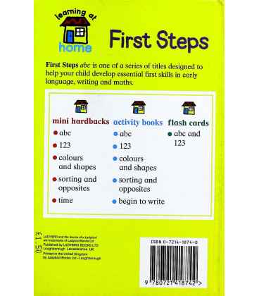 ABC (First Steps) Back Cover