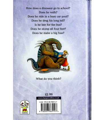 How Do Dinosaurs Go to School? Back Cover