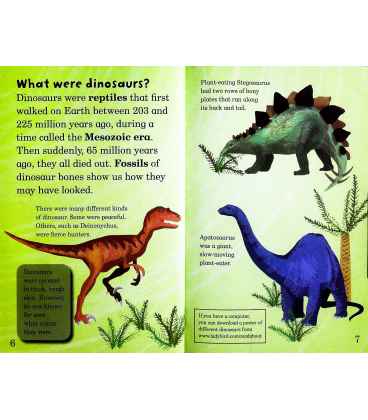 Mad About Dinosaurs Inside Page 1