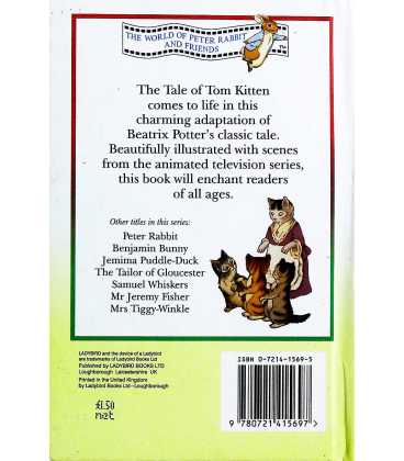 The Tale of Tom Kitten (The World of Peter Rabbit and Friends) Back Cover